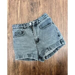 American Apparel Black Jean Shorts